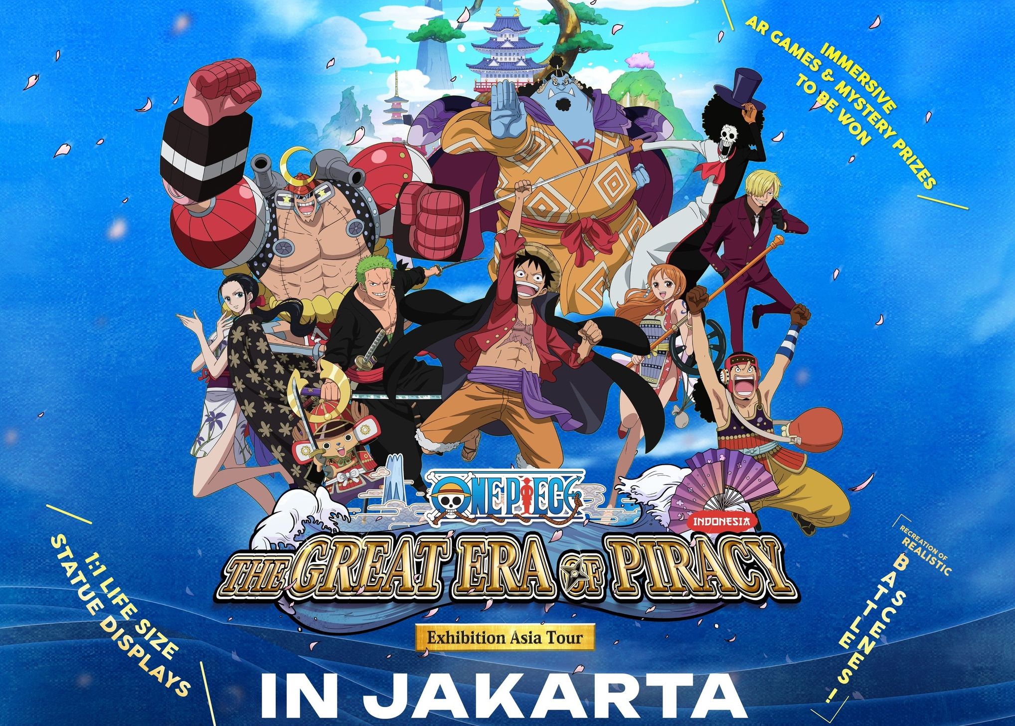 Viral di TikTok pameran One Piece Exhibition Asia Tour The Great Era of Piracy di Jakarta, berikut rincian harga tiketnya.