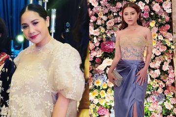 5 Gaya Artis di Resepsi Pernikahan Putri Tanjung, Nagita Slavina ...