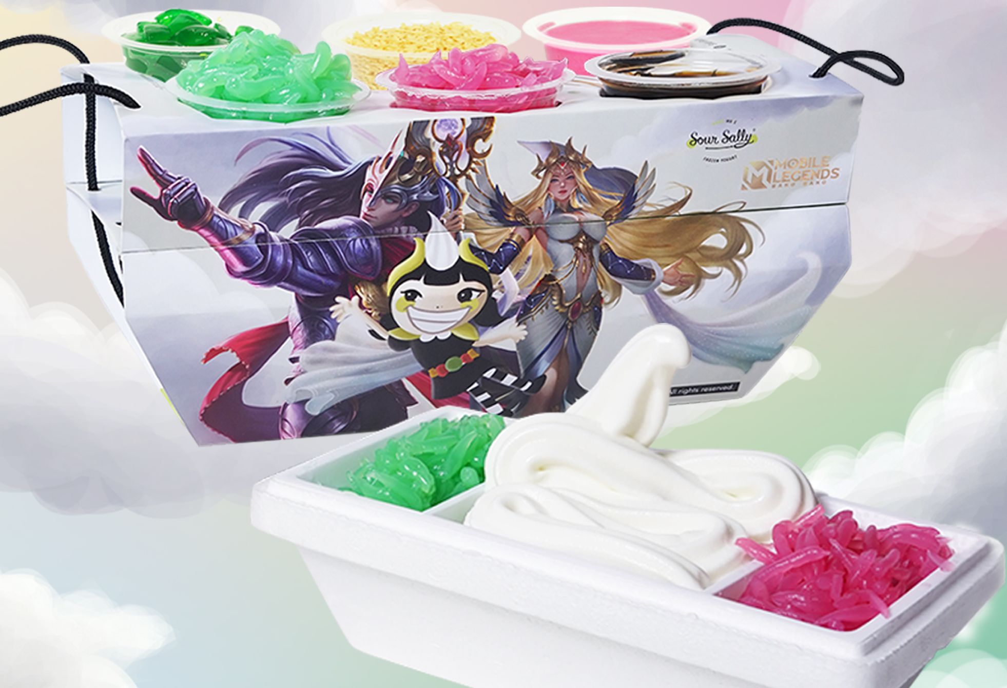 Baru-baru ini, pelopor frozen yoghurt Indonesia, Sour Sally, gandeng Mobile Legends: Bang Bang, hadirkan yogurt dengan cita rasa Nusantara.