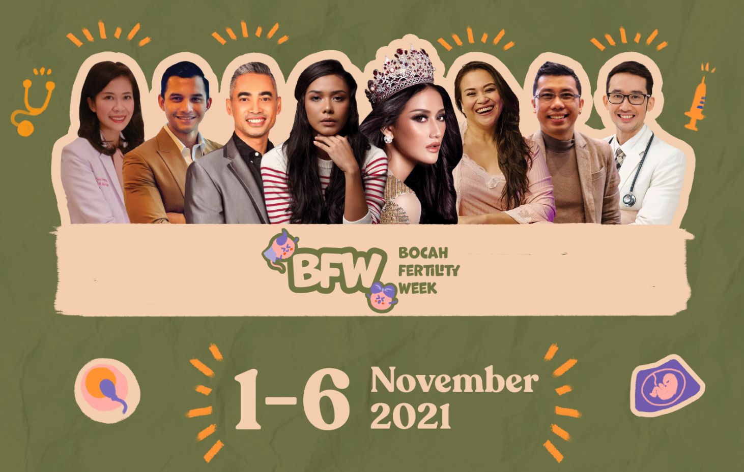 Bagi Kawan Puan yang sedang menjalani program hamil, dapatkan informasi seputar fertilitas di Bocah Fertility Week 2021!