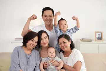 Ilustrasi generasi sandwich
