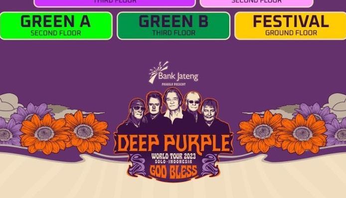 Digelar di Solo, Jawa Tengah, Indonesia bulan Maret 2023, intip sederet fakta konser Deep Purple, band rock legendaris asal Inggris yang populer.