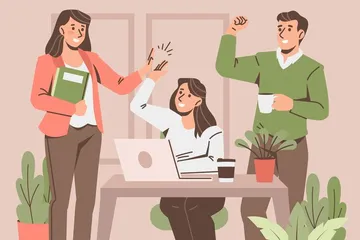Ilustrasi: memberi dan menerima masukan di tempat kerja