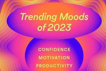 Tiga mood terpopuler Spotify 2023, semuanya bernuansa positif