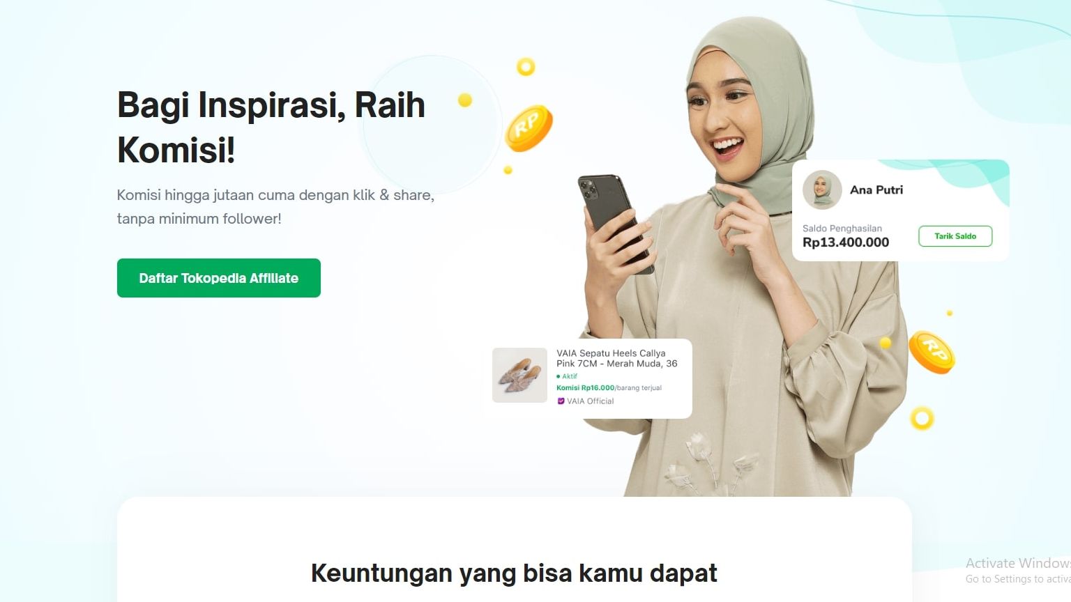 Kamu pelaku bisnis online yang ingin jualan lebih cuan dengan memanfaatkan program Tokopedia Affiliate? Begini cara mendaftarnya!