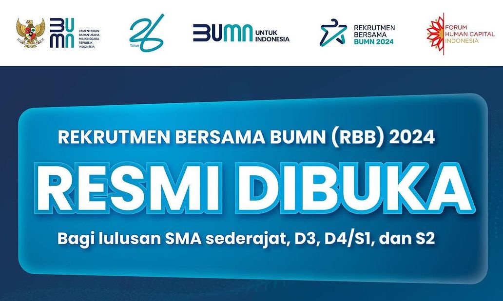 Simak, berikut ini ketentuan Rekrutmen Bersama BUMN 2024 yang jadi lowongan kerja di bulan Maret-April.