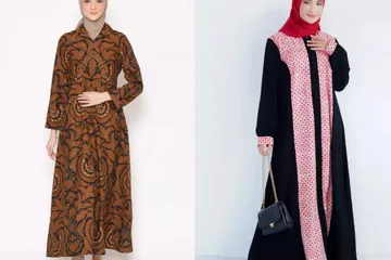 Rekomendasi abaya batik untuk outfit Lebaran 2023