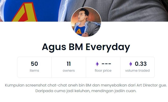 Belum lama ini, viral seseorang yang menjual tangkapan layar obrolan dengan temannya di aplikasi WhatsApp sebagai NFT.