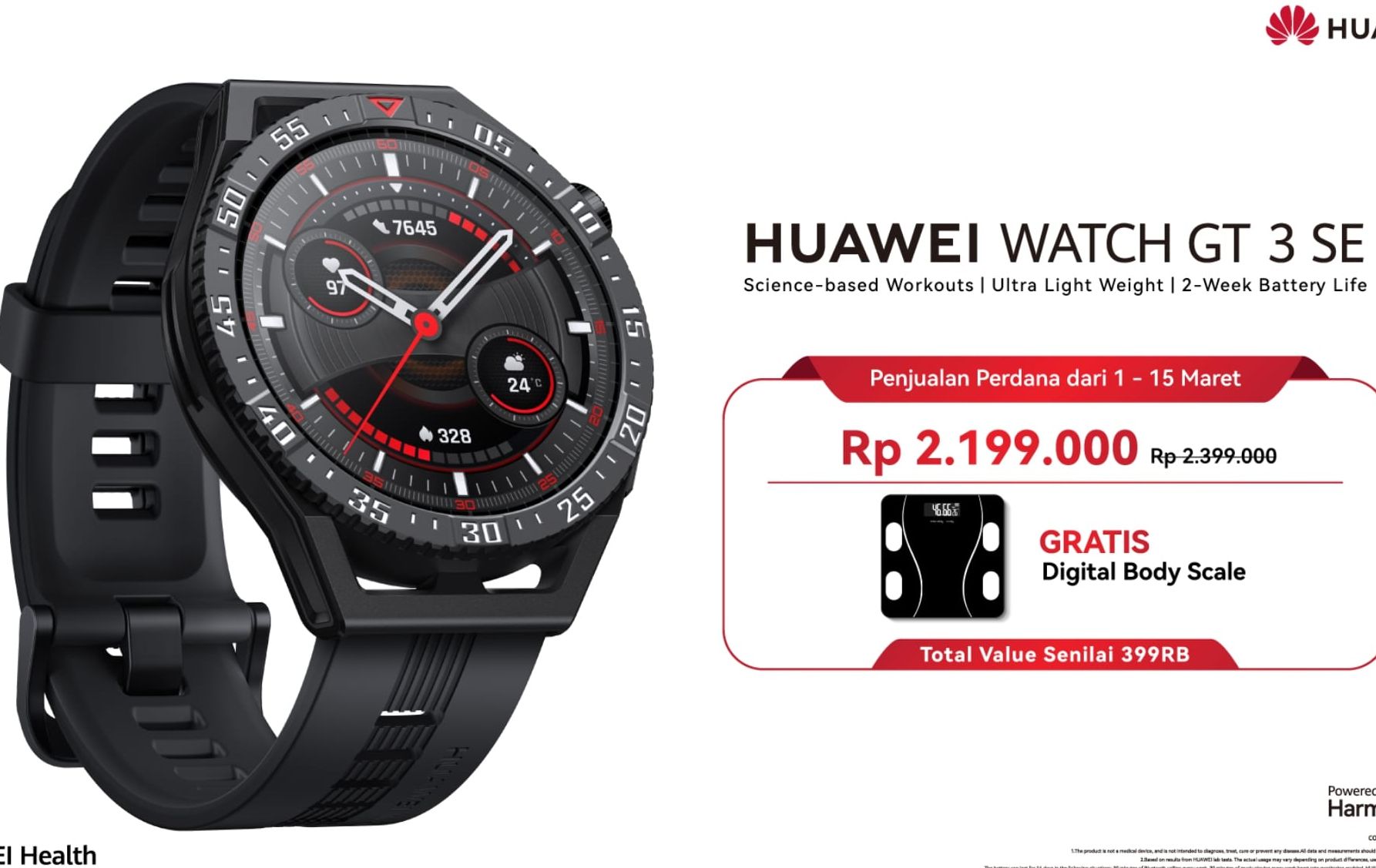 Berikut ini 5 hal menarik dari Huawei Watch GT 3 SE, smartwatch menarik dari Huawei yang salah satu keunggulannya tahan hingga 14 hari
