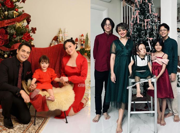 Berikut ini 5 gaya artis Indonesia di momen perayaan Natal 2023 bersama keluarga, mulai Sandra Dewi hingga Nella Kharisma.