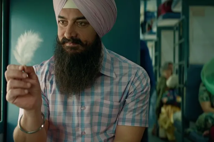Aamir Khan dalam trailer Laal Singh Chada.
