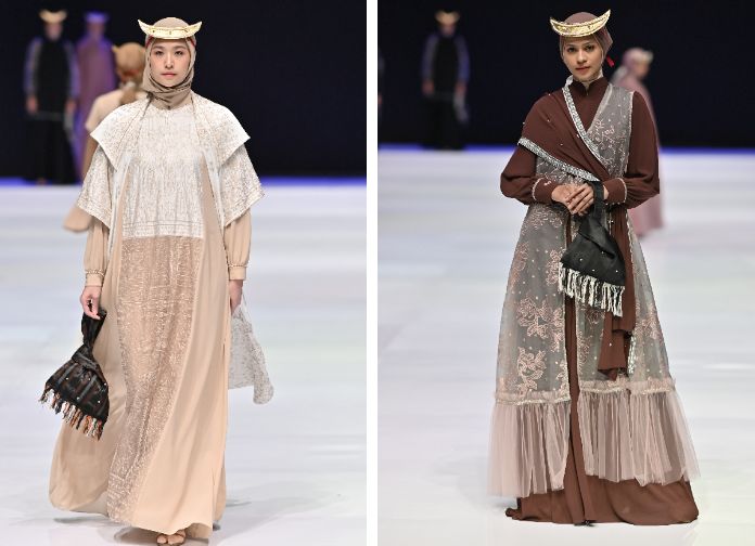 Berikut ini rekomendasi baju Lebaran 2023 dari Mayra Indonesia yang diberi sentuhan kain tenun, hasilnya elegan.