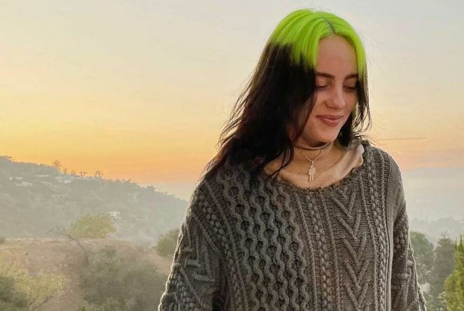 Ganti warna rambut, Billie Eilish tampil beda dengan rambut blonde. seperti apa? Yuk intip penampilannya.
