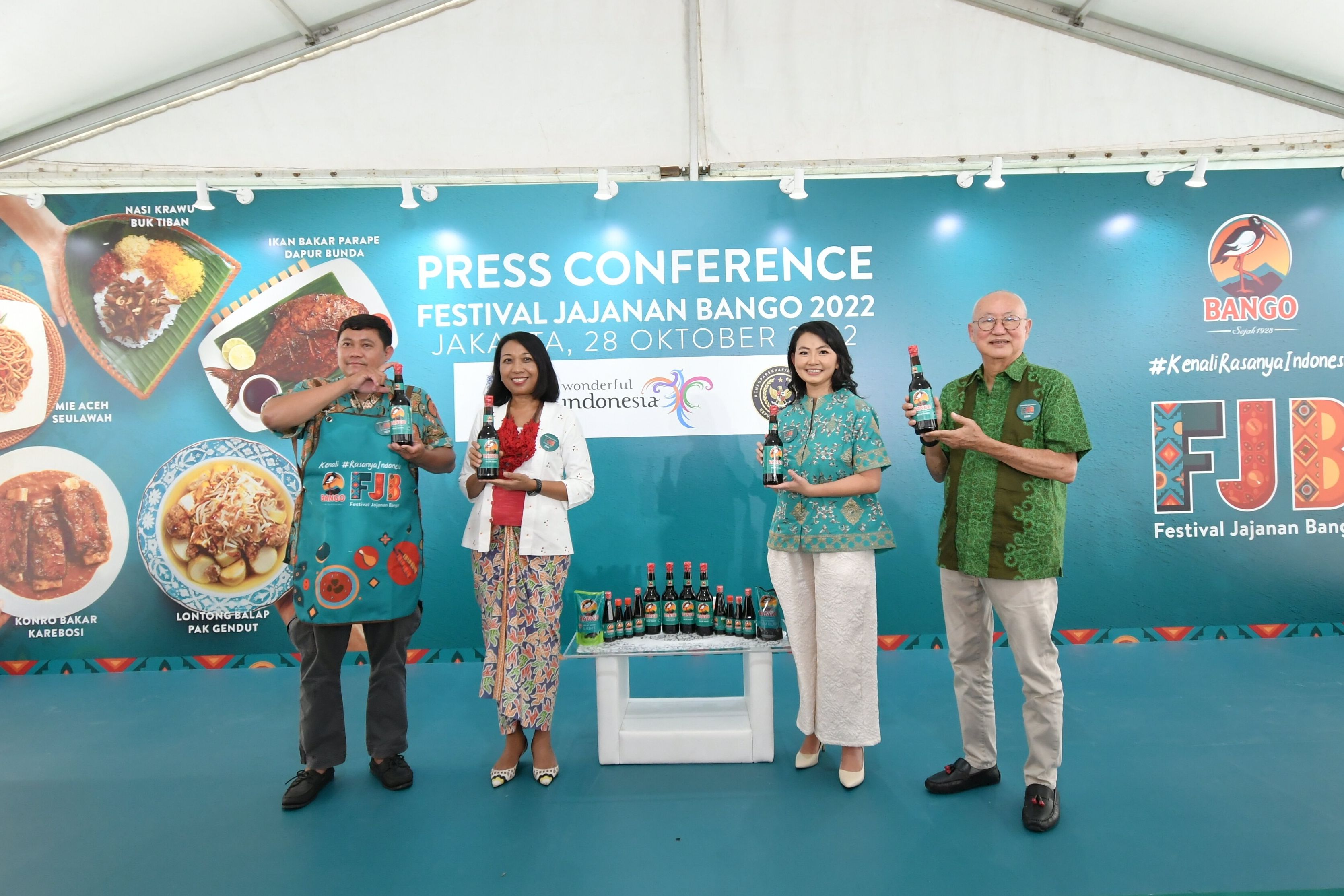 Menteri Pariwisata dan Ekonomi Kreatif RI, Sandiaga Uno berharap Festival Jajanan Bango 2022 dapat memperkuat program ‘Indonesia Spice Up the World’ 