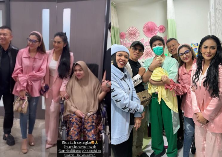 Aurel lahiran di tanggal cantik viral di TikTok, begini gaya kompak Ashanty, KD, hingga sang mertua saat tunggu cucu kedua