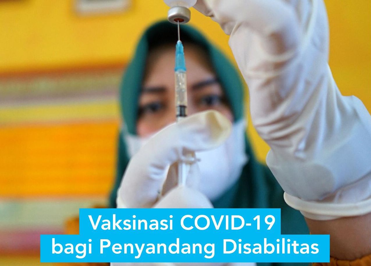 Pemerintah melalui Kementerian Kesehatan telah memulai program vaksinasi Covid-19 bagi penyandang disabilitas. Begini cara mendapatkannya. 