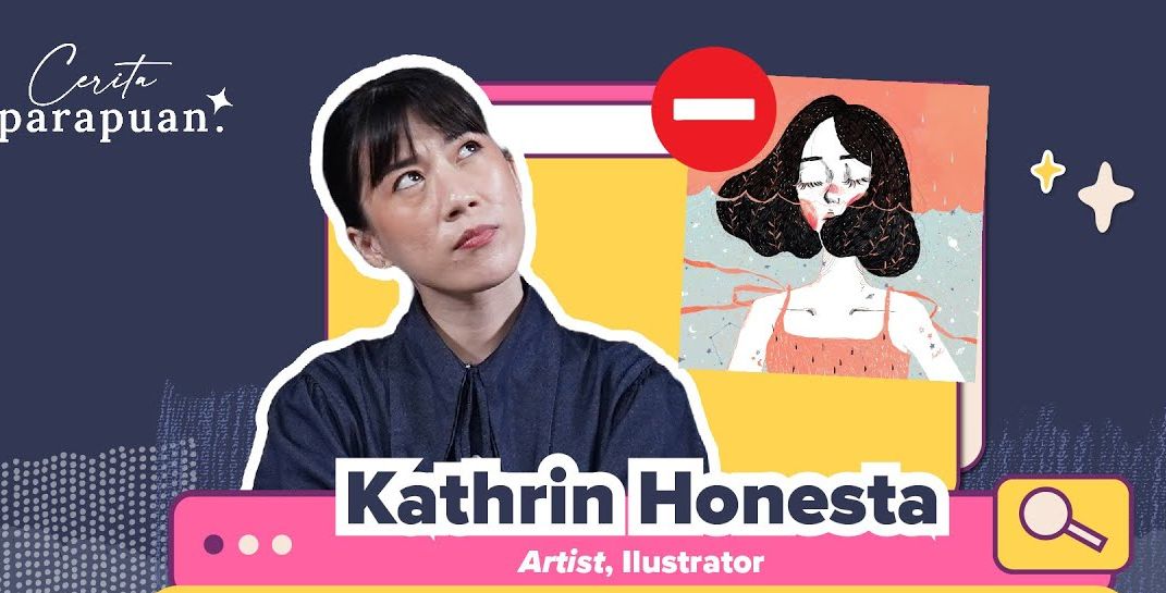 Pernah bikin Google Doodle hingga sukses gelar solo exhibition di Bali, begini perjalanan karier ilustrator Kathrin Honesta.