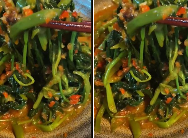 Berikut ini tips membuat tumis kangkung terasi ala restoran yang resepnya viral di TikTok, simak bumbu yang dibutuhkan hingga cara memasaknya.