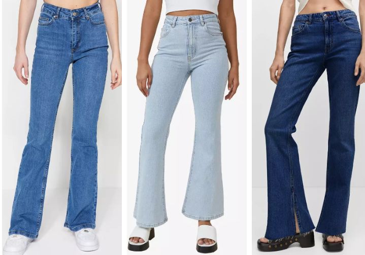 Berikut ini 5 rekomendasi flare jeans viral di TikTok  seperti yang dipakai Victoria Beckham di dokumenter Netflix