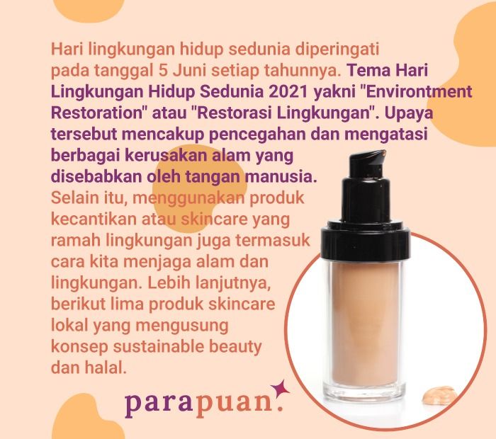 Sustainable beauty dan halal