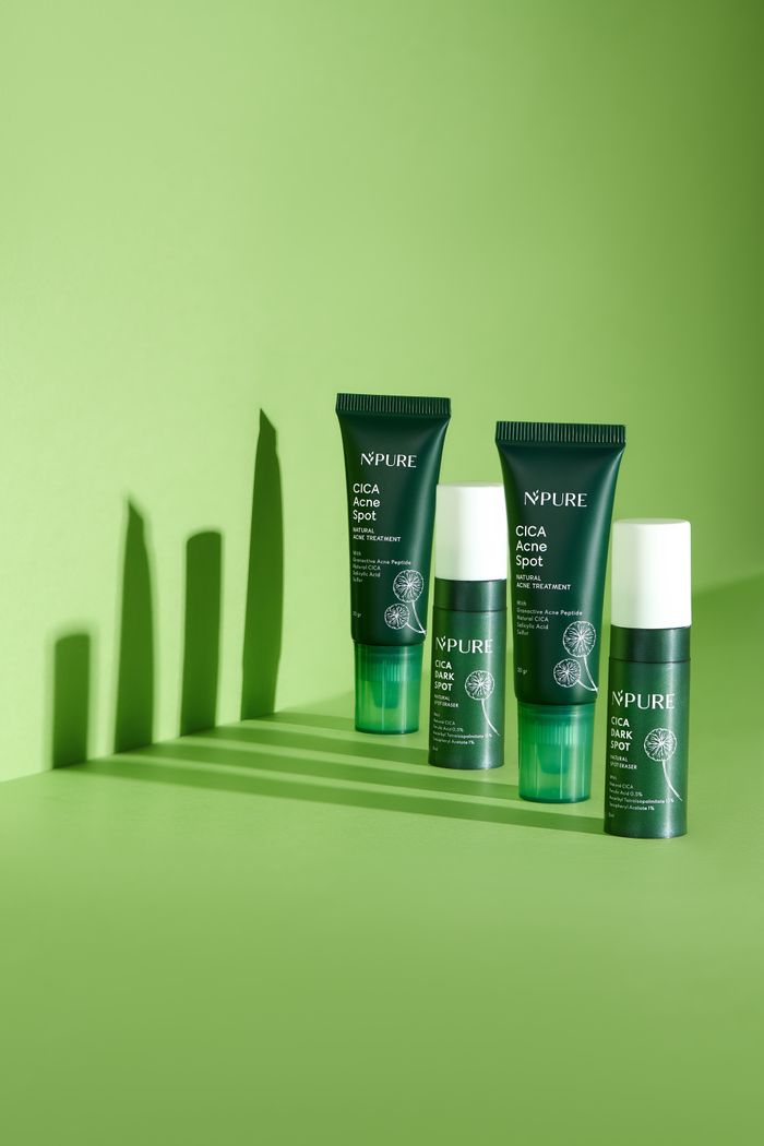 N’PURE Cica Acne Spot dan N’PURE Cica Dark Spot.