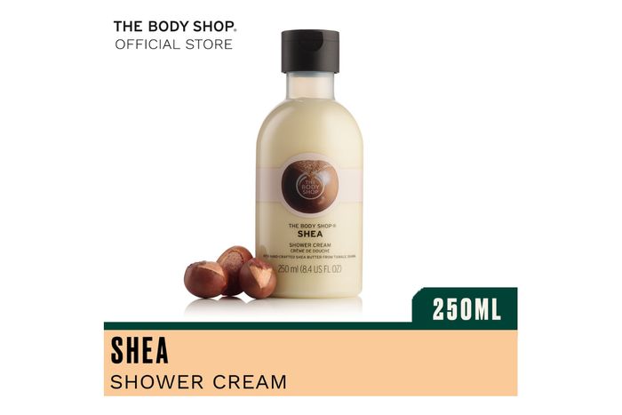 Rekomendasi body care kandungan shea butter - The Body Shop Shea Shower Cream