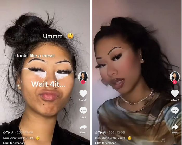 Teknik white concealer yang jadi tren skincare viral di TikTok.