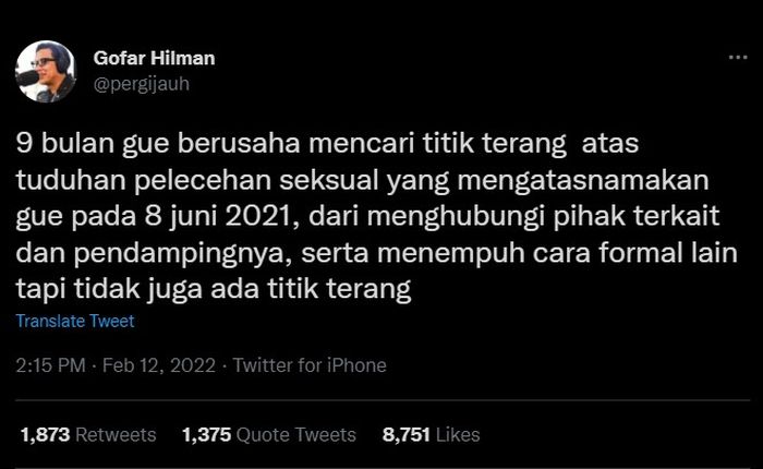 Cuitan Gofar Hilman