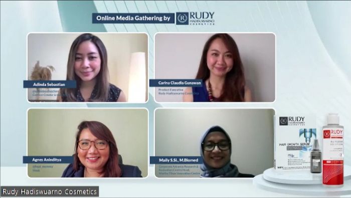 Online Media Gathering Hair Care Rudy Hadisuwarno Cosmetics
