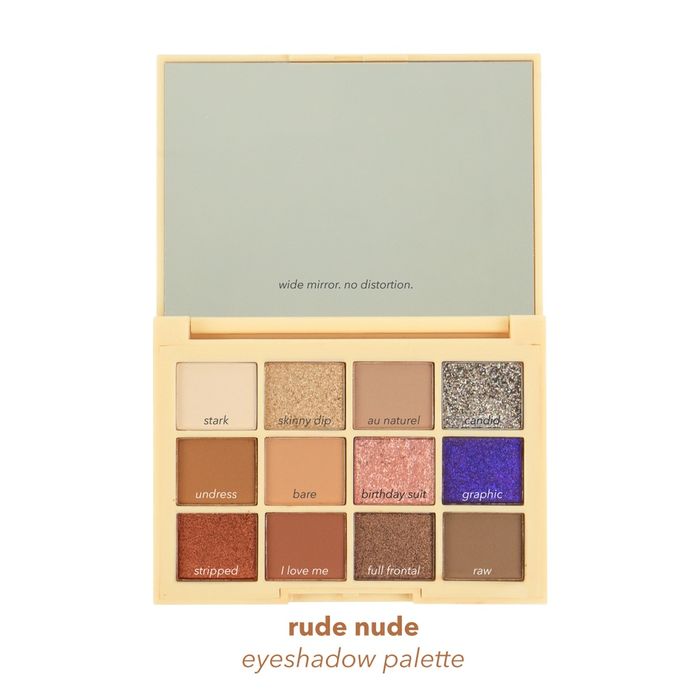 SECONDATE Rude Nude Eyeshadow Palette.