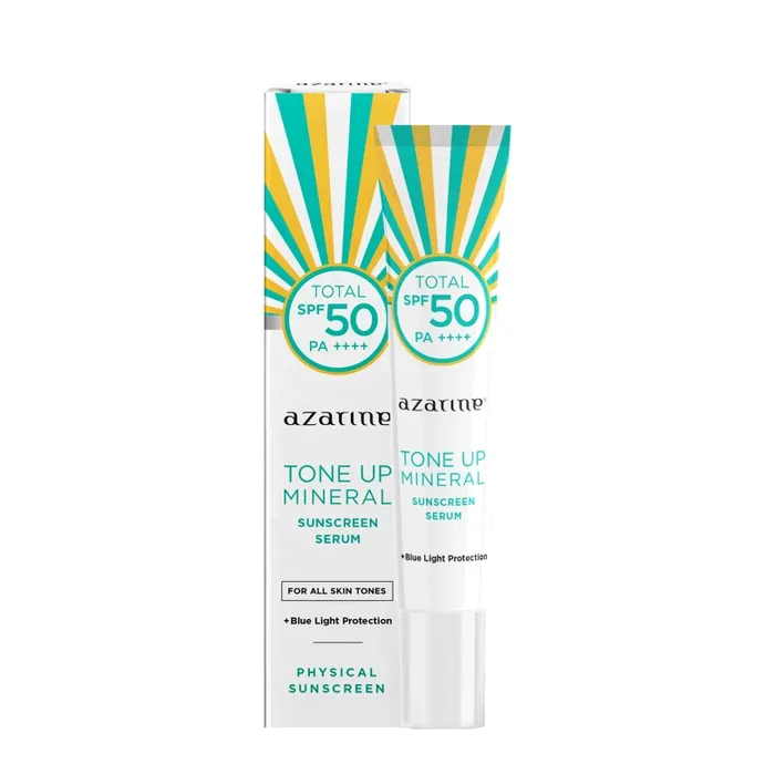 Skincare viral di TikTok: Azarine Tone Up Mineral Sunscreen Serum.