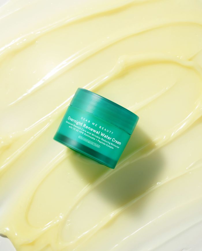 Dear Me Beauty Overnight Renewal Water Cream.