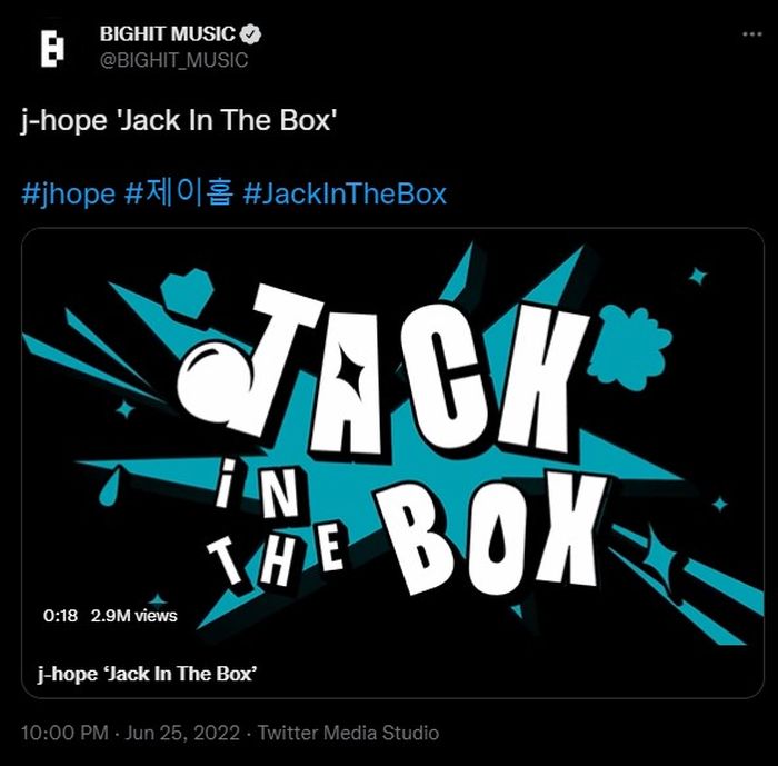 J-Hope BTS rilis album baru Jack In The House