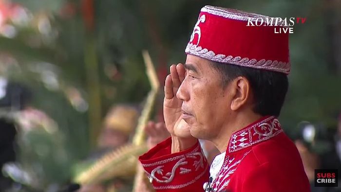 Mengenal Makna Pakaian Adat Dolomani Dari Buton Yang Dipakai Presiden