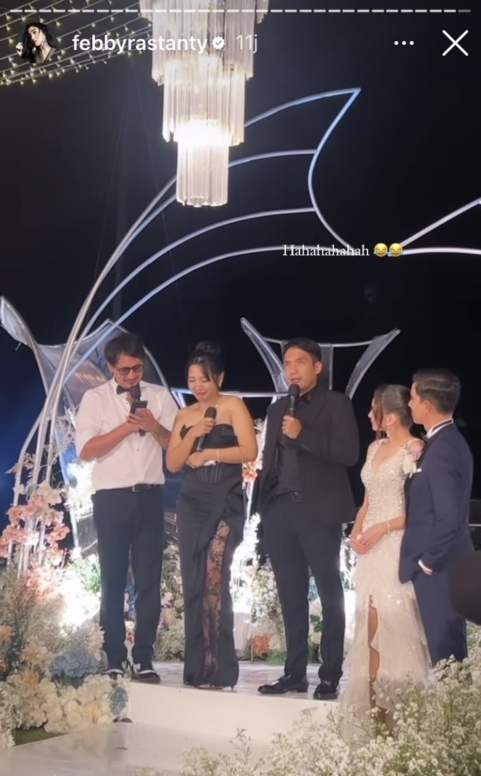 3 Momen Resepsi Pernikahan Enzy Storia dan Molen Kasetra di Bali