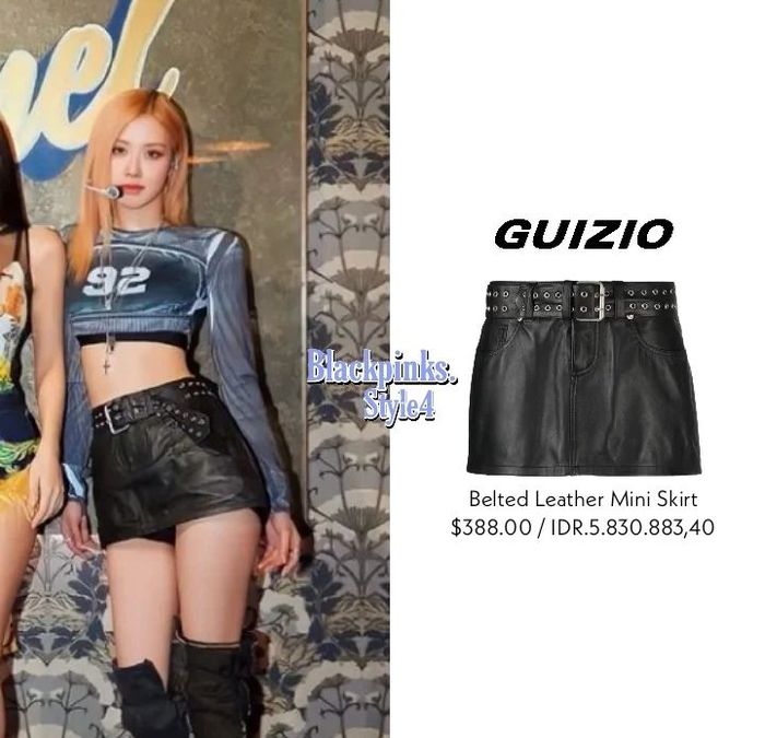 Outfit Rose BLACKPINK di Jimmy Kimmel.
