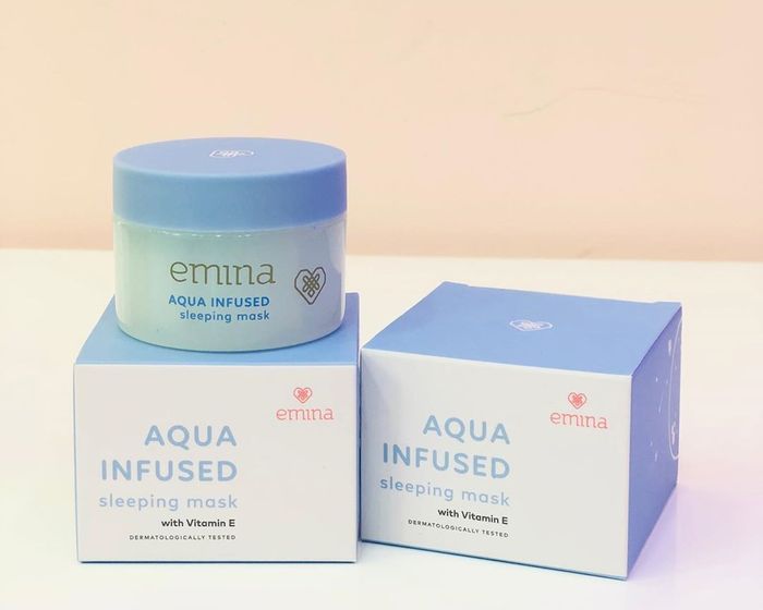 Skincare viral di TikTok : Emina Aqua Infused Sleeping Mask.