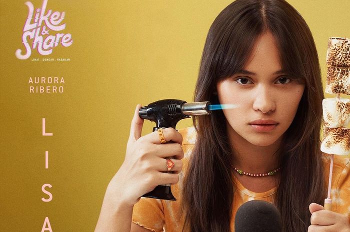 Cerita Aurora Ribero Perankan Karakter Perempuan di Film Like & Share
