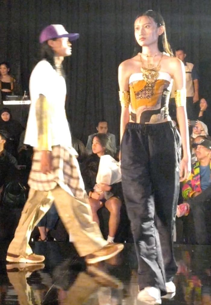 Mix and match batik streetwear