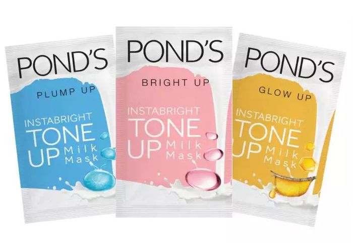 Skincare viral di TikTok: Pond’s Sheet Milk Mask Tone Up Instabright - Plump Up .