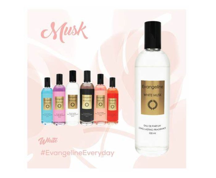 Rekomendasi parfum lokal tahan lama- Evangeline Eau de Parfum White Musk