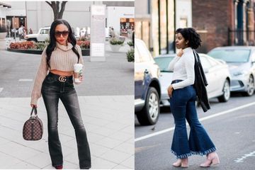 Trik Pakai Flare Jeans untuk Perempuan 
