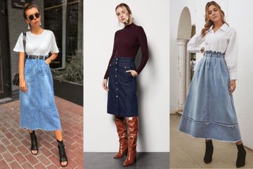 5 Ide Mix and Match Pakai Rok Denim 