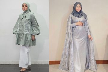 Tunik hingga Dress, Intip Ide Baju Lebaran Modis ala Aurel ...
