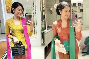 Elegan dengan Pakaian Tradisional, Ini Gaya Dian Sastro Pakai ...