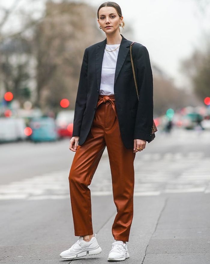 Inspirasi Padu Padan Leather Pants 