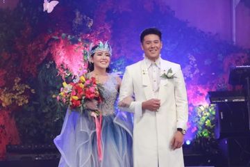 5 Gaya Artis di Pernikahan Via Vallen dan Chevra Yolandi, Ada ...